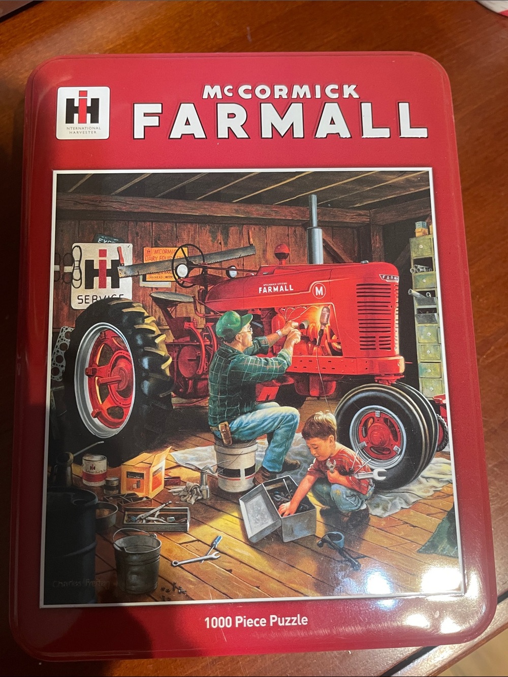 McCormick Farmall Red Tractor Tin - 1000 Piece Puzzle